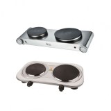 RÉCHAUD ÉLECTRIQUE DOUBLE INOX - ROYAL SWISS