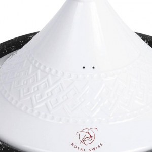 Tajine en porcelaine + effet pierre , convient pour induction et tout feux - 2 Tailles...