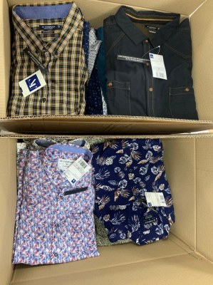 Destockage chemise ML loisirs homme grande marque