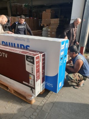 Electrical appliances, tools and household goods.