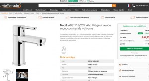 DESTOCKAGE EXCLUSIF Mitigeur De Lavabo Monocommande NOBILI