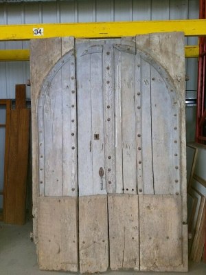 Porte de chapelle double vantail