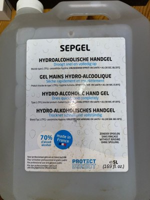 Bidon de Gel hydro-alcoolique 5 litres SEPGEL Laboratoires HAGRAL