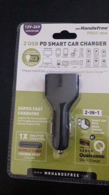 Chargeur auto 2 ports USB intelligent