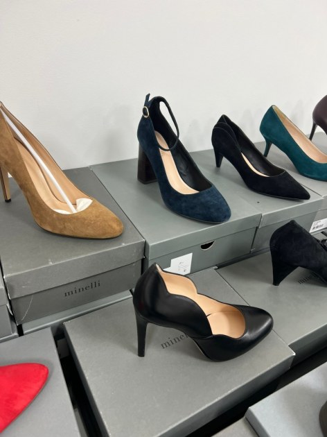 Escarpins CHOCOLATE NEGRO En Cuir Rouge - Taille 40 - Neufs Avec Emballage - Talons 2-7 Cm