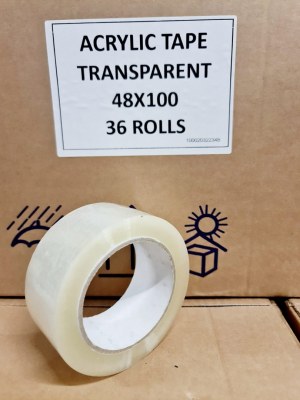 DÉSTOCKAGE EXCLUSIF  Lot de 6 rouleaux Acrylic Transparent