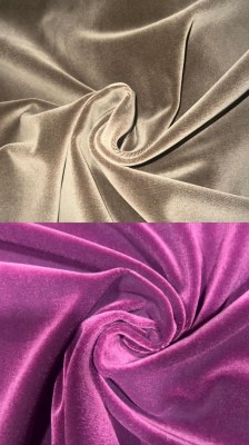 Liquidation lot de tissus velours d'ammeublement italien