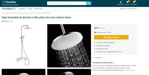 Colonne De Douche TIGER XITA Complète Mitigeur Thermostatique photo 1 Colonne De Douch...