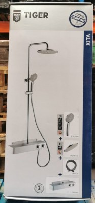 Colonne De Douche TIGER XITA Complète Mitigeur Thermostatique photo 1 Colonne De Douch...