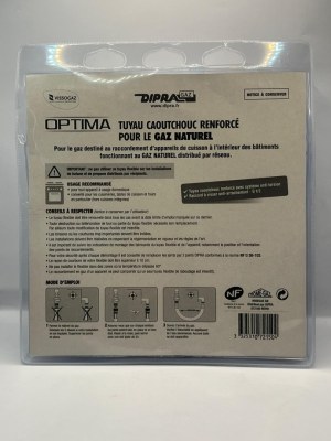 DESTOCKAGE EXCLUSIF  Dipra 72150 Tuyau Flexible en Caoutchouc Gaz Naturel 1,5M - desc...