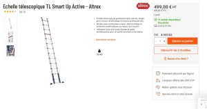 Destockage exclusif  Lot d'Echelle WERNER Neuf Haute qualité exportation