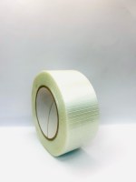 DESTOCKAGE ROULEAUX SCOTCH Adhésif armé chaîne et trame TRANSPARENT neuf