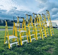 Destockage exclusif  Lot d'Echelle WERNER FG PODIUM W/CASTERS 2T 3T 4T 5T 6T 8T Neuf...