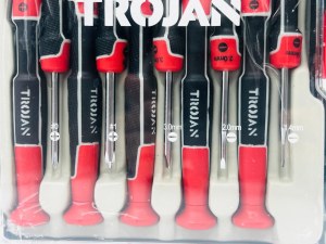 Jeu de tournevis de précision Trojan, 10 pièces