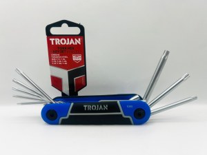 Jeu de 8 clés hexagonales Torjan