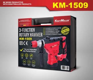 Marteau rotatif à 3 fonction KM-1509