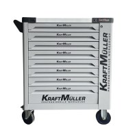 Servante PRO Kraft Muller 8/8 TOOL grise dont repousses pistons KM-1745