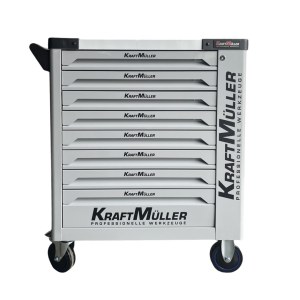 Servante PRO Kraft Muller 8/8 TOOL grise dont repousses pistons KM-1745