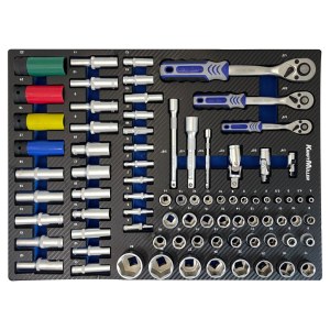 Servante PRO Kraft Muller 8/8 TOOL grise dont repousses pistons KM-1745