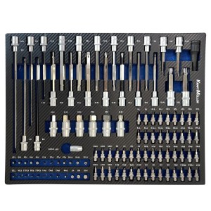 Servante PRO Kraft Muller 8/8 TOOL grise dont repousses pistons KM-1745