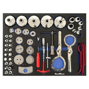 Servante PRO Kraft Muller 8/8 TOOL grise dont repousses pistons KM-1745