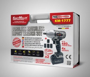 CORDLESS BRUSHLESS IMPACT WRENCH KM-1777