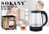 SOKANY - Bouilloire éléctrique 1500W / 2 Litres