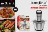 LumaBella - Hachoire 800W / 3Litres