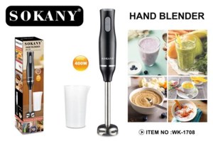 SOKANY - Batteur Plongeur 2 en 1 400W