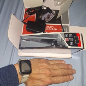 Mini Compteuse de poche Detecteur faux billets Double alimentation 220V + Batterie auto...