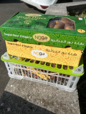 Dattes d'Algérie "DEGLET NOUR" EXTRA NOUVELLE RECOLTE