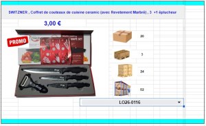 Coffret couteaux Switzner – Set 4 pièces