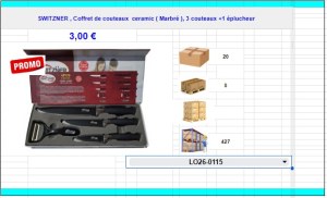 Coffret couteaux Switzner – Set 4 pièces