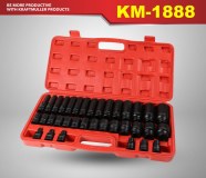 COFFRET DE DOUILLES 1/2" 35PCS KM-1888