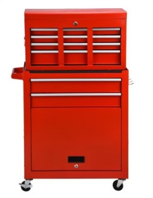 SERVANTE D'ATELIER VIDE 6 TIROIR+1 COMMODE COFFRE KM-1483