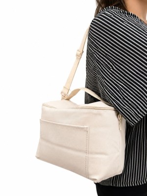 Lot de lunch box isothermes neuves, coloris écru. Pratiques pour transporter et conserv...