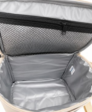 Lot de lunch box isothermes neuves, coloris écru. Pratiques pour transporter et conserv...