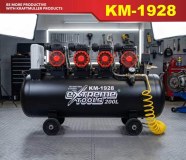COMPRESSEUR 200 L A MOTEURS ELECTRIQUES SILENCIEUX KM-1928