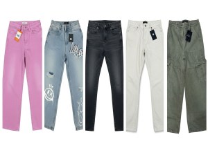 Lot de pantalons femme – Jeans et autres modèles – 10 680 pièces – Tailles S à XXL