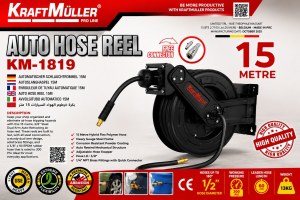 ENROULEUR A AIR 15M AUTO METAL KM-1819