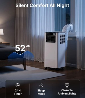 Climatiseur mobile 9 000 BTU WiFi – Temprium YPK11S-09C/3-W – Stock disponible