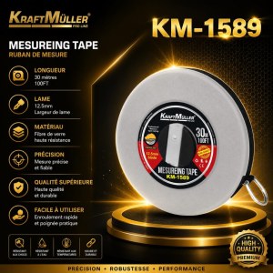 METRE RUBAN 30M /100FT – PROLINE KM-1589