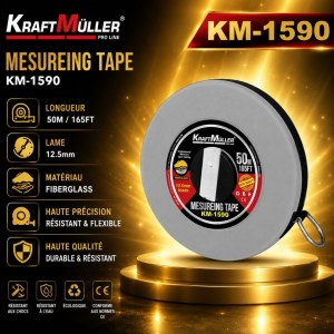 METRE RUBAN 50M /165FT – PROLINE KM-1590