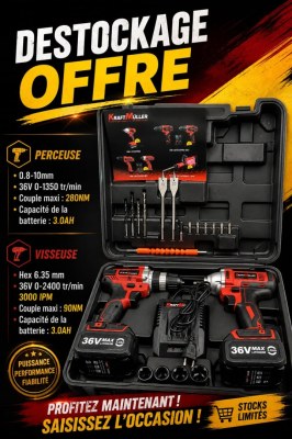 PERCEUSE SANS FIL 36 V KM-1515