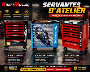 SERVANTES D'ATELIER KRAFTMULLER KM-1617 / KM-4240 / KM-1660