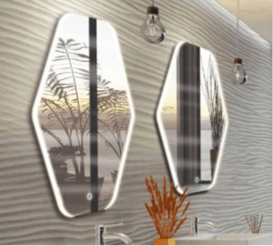 DESTOCKAGE – MIROIRS LED MPGlass RENZO 2 TRAPÈZE salle de bain