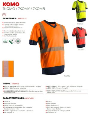 DÉSTOCKAGE — T-shirt Haute Visibilité COVERGUARD