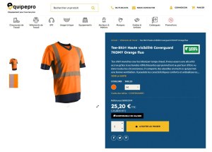 DÉSTOCKAGE — T-shirt Haute Visibilité COVERGUARD