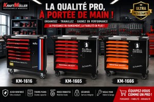SERVANTES D'ATELIER KRAFTMULLER KM-1616 /KM-1665/KM-1666