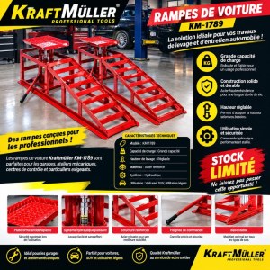 RAMPE DE LEVAGE POUR VOITURE KM-1789